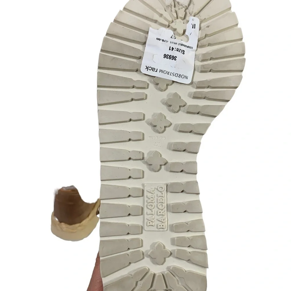 PALOMA BARCELO Espadrille Platform Wedge Sandals Size 41